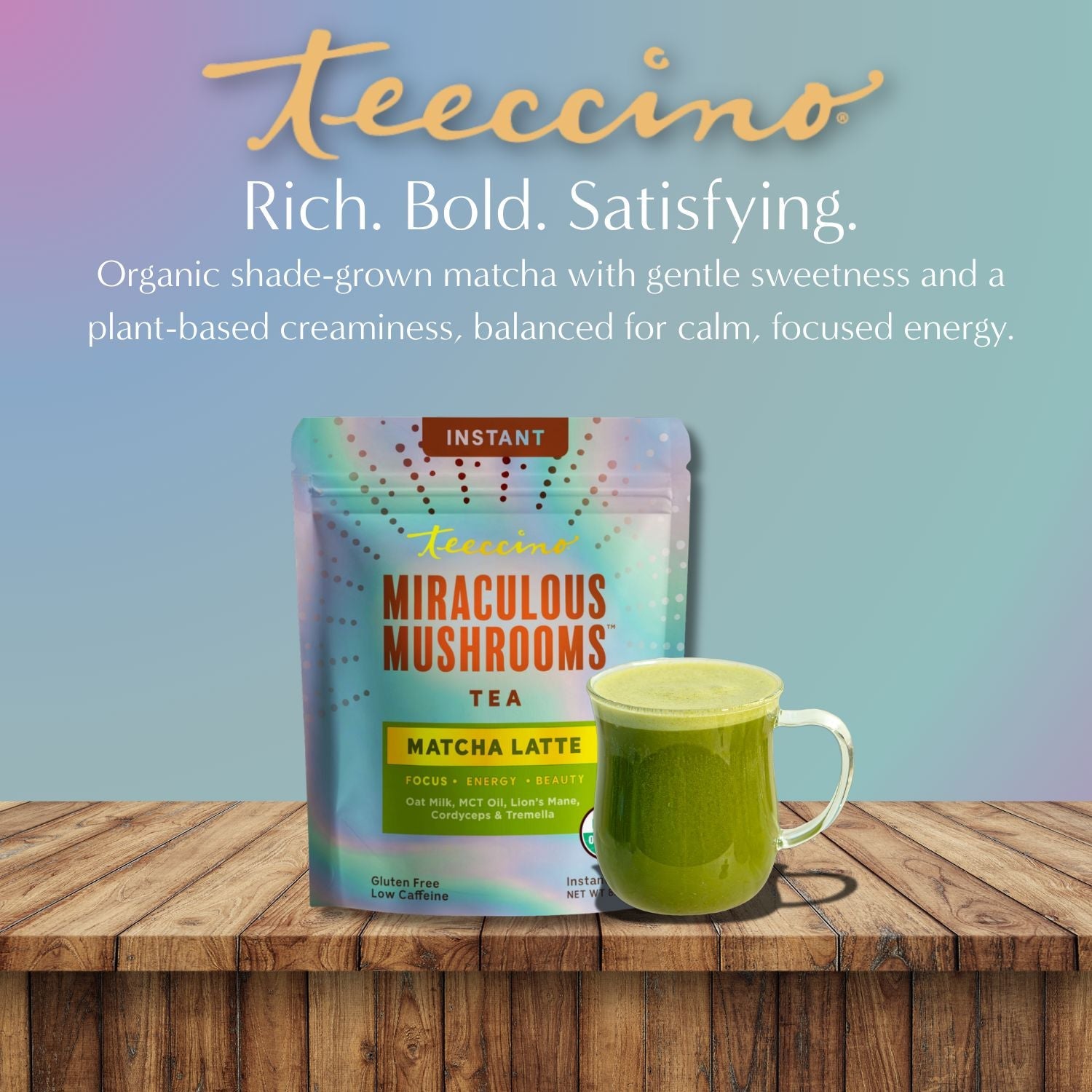 Miraculous Mushrooms® Matcha Latte