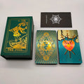 New Rider Waite Deck Gold Foil Tarot Cards Mysterious Board Game Terrific Divination Oracle With Exquisite Gift Box